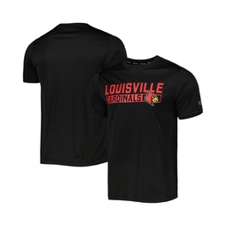 Mens Black Louisville Cardinals Impact Knockout T-shirt