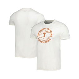 Mens White Texas Longhorns Vault State Tri-Blend T-shirt