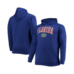 Mens Royal Florida Gators Big and Tall Arch Over Logo Powerblend Pullover Hoodie