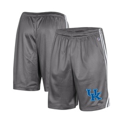 Mens Gray Kentucky Wildcats Team Lacrosse Shorts