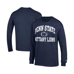 Mens Navy Penn State Nittany Lions High Motor Long Sleeve T-shirt
