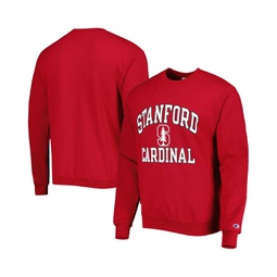 Mens Cardinal Stanford Cardinal High Motor Pullover Sweatshirt