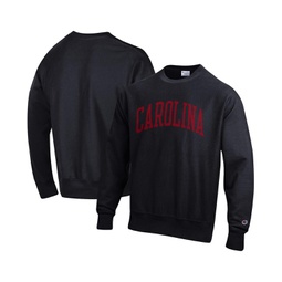 Mens Black South Carolina Gamecocks Arch Reverse Weave Pullover Sweatshirt