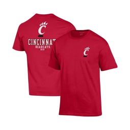 Mens Red Cincinnati Bearcats Stack 2-Hit T-shirt