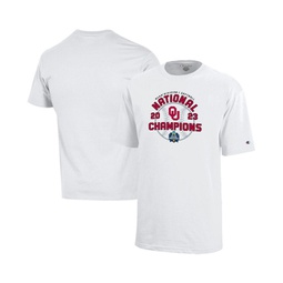 Big Boys White Oklahoma Sooners 2023 NCAA Softball Womens College World Series Champions Locker Room T-shirt