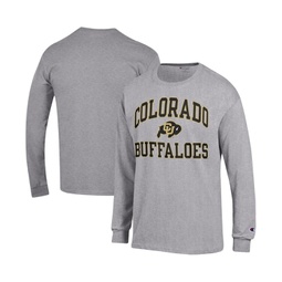 Mens Heather Gray Colorado Buffaloes High Motor Long Sleeve T-shirt