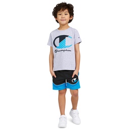 Little Boys Logo Graphic T-Shirt & Shorts 2 Piece Set