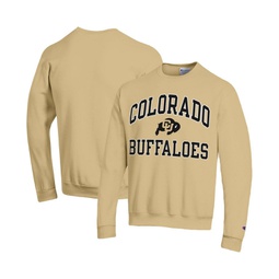 Mens Gold Colorado Buffaloes High Motor Pullover Sweatshirt