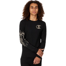 Mens Champion Classic Graphic Long Sleeve Tee