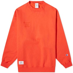 Champion x WTAPS Crew Sweat Orange