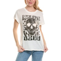 skull and flowers t-shirt