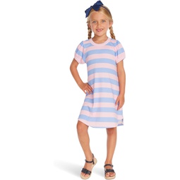Chaser Kids Striped Puff Sleeve Dress (Toddler/Little Kids)
