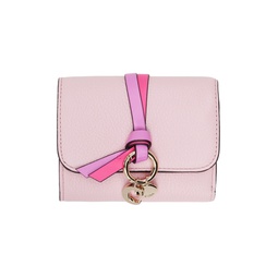 Pink Alphabet Small Trifold Wallet 241338F040001