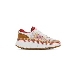 Red   White Nama Sneakers 232338F128004