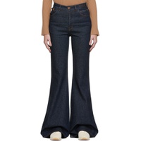 Blue Flare Jeans 222338F069000