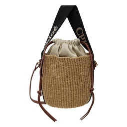 Beige Mifuko Edition Small Woody Basket Bag 241338F048005