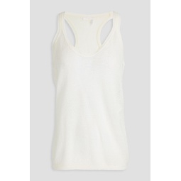 Wool and cashmere-blend tank