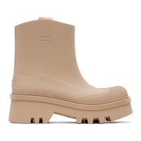 Beige Raina Rain Boots 241338F113004