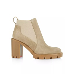 Marchacroche 100MM Suede Ankle Booties