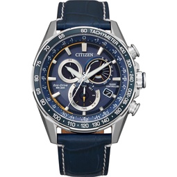 Citizen Mens Eco-Drive Sport Luxury PCAT Chronograph Watch, Perpetual Calendar