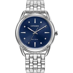 Citizen Womens Classic Eco-Drive Watch, Stainless Steel