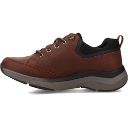 Clarks Wave 2.0 Vibe Brown Oily Tumbled Leather 10 EE - Wide