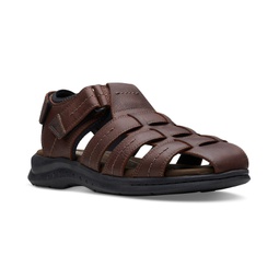 Mens Walkford Fish Tumbled Leather Sandals