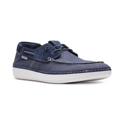 Mens Higley Tie Slip-On Canvas Boat Shoes
