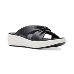 Womens Cloudsteppers Drift Ave Slip-On Wedge Sandals