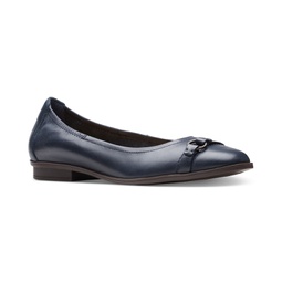 Womens Lyrical Sky O-Ring Strapped Ballet Flats