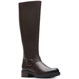 Hearth Rae Harness Buckled Strap Riding Boots