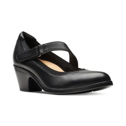 Womens Emily Mabel Asymmetric Mary Jane Shoes