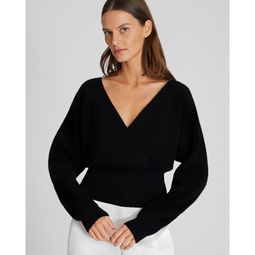 Cashmere Cross Front Sweater