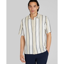 Short-Sleeve Cabana Stripe Shirt