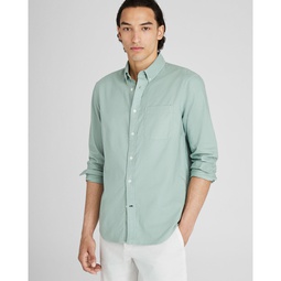 Garment-Dyed Slim Lightweight Oxford Shirt