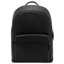 Coach Charter Backpack Black Pebble Leather