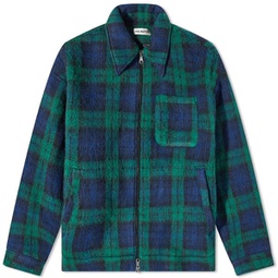 Cole Buxton Flannel Overshirt Black Watch