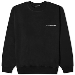 Cole Buxton Sportswear Crew Sweat Black