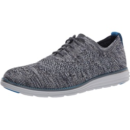Cole Haan Mens OriginalGrand Stitchlite Wingtip Oxford, Ombre Blue Twisted Knit/Cool Gray, 10