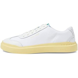 Cole Haan Womens Grand Crosscourt Rally Canvas Lace Up Sneakers Shoes Casual - White