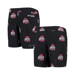 Big Boys Black Ohio State Buckeyes Backcast Printed Omni-Shade Shorts