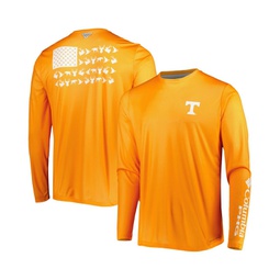Mens Tennessee Orange Tennessee Volunteers Terminal Shot Omni-Shade Omni-Wick Long Sleeve T-shirt