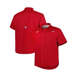 Mens Cardinal Arkansas Razorbacks Big and Tall Collegiate Tamiami Button-Down Shirt