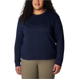 Womens Columbia Plus Size Columbia Lodge Quilted Crew