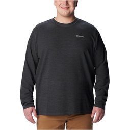 Mens Columbia Big & Tall Pine Peak II Waffle Long Sleeve Crew