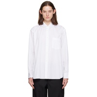 White Peter Pan Collar Shirt 232270F109006