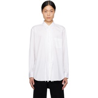 White Fringed Shirt 232270M192013