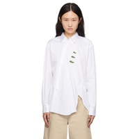 White Lacoste Edition Shirt 232270F109011