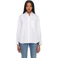 White Patch Pocket Shirt 231270F109013
