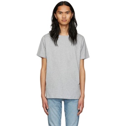 Grey Cotton T Shirt 221270M213203